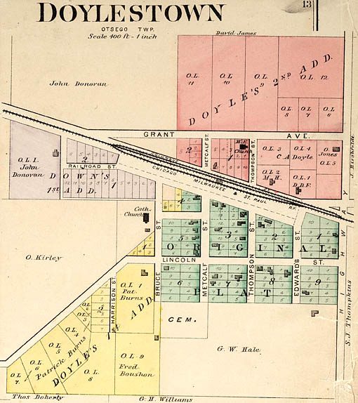 1890 Business Directory for Otsego Wisconsin