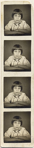 Margaret in a string of school photos