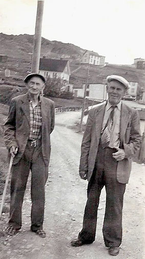 Eugene Parsons and Francis (Frank) Davis late 1940s