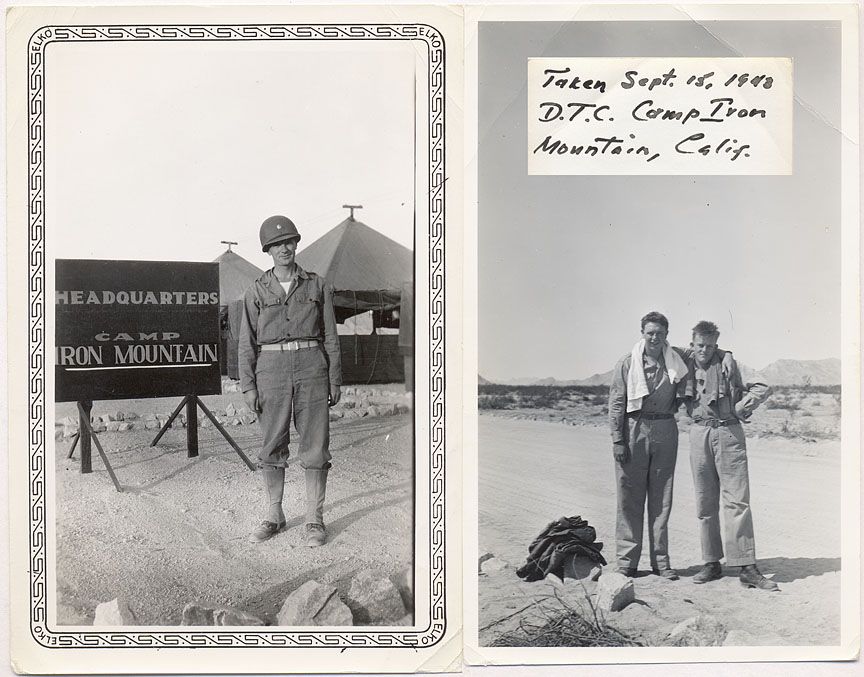 1943 Camp Iron Mountain California