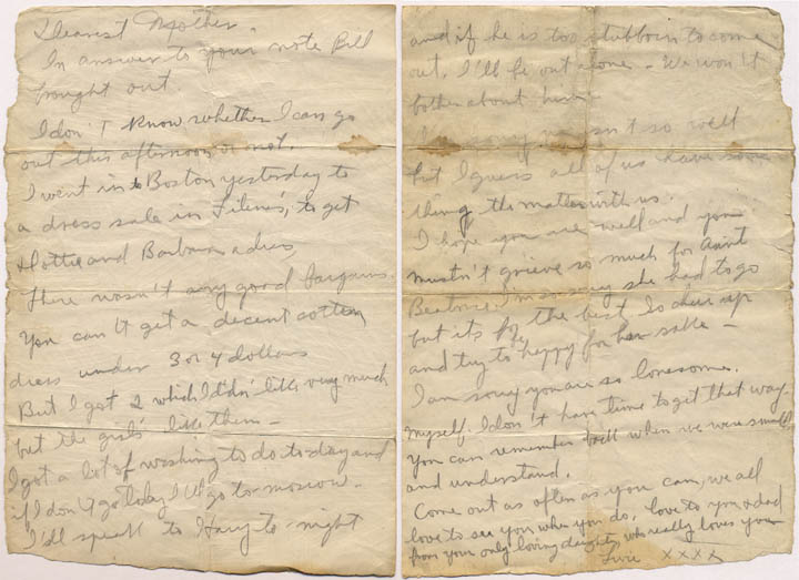 1948 post cards from a hiking trip in New Hampshire