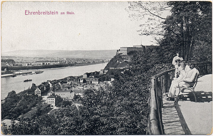 On the Rhine River Ehrenbreitstein Germany