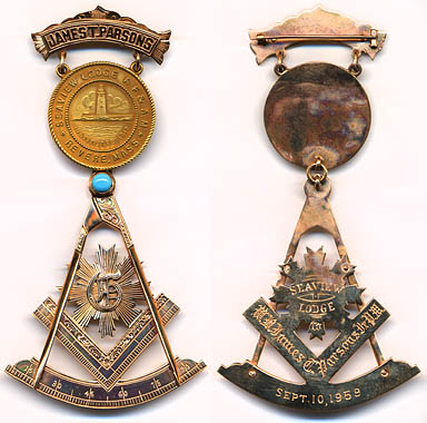 1959 James Parsons Jr. Master Mason Seaview Lodge