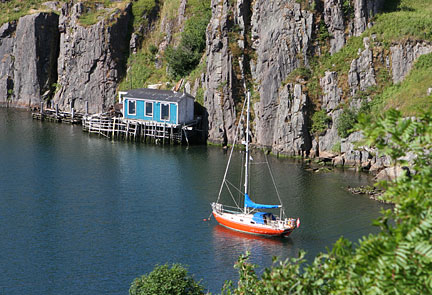 steep cliffs