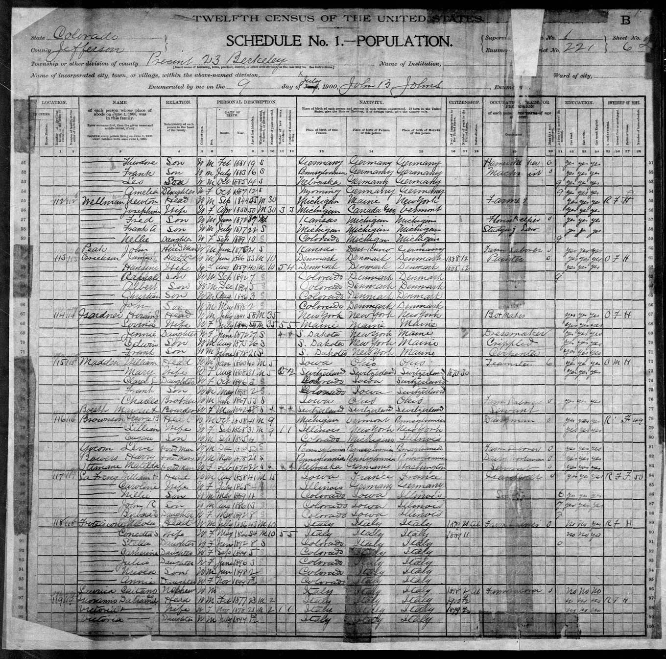 1900 Census