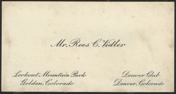 Vidler Business Card