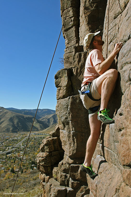 rock climbing