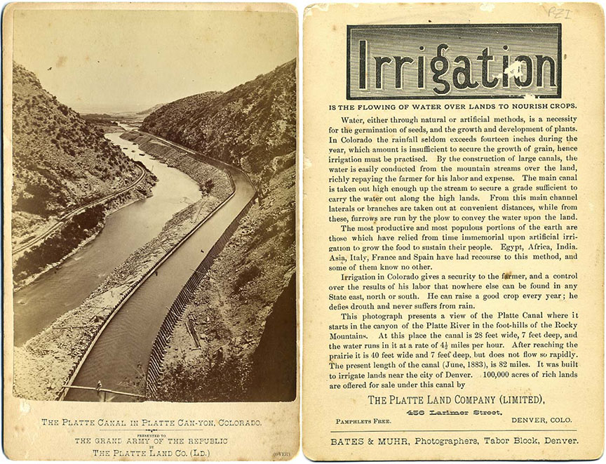 Start of High Line Canal