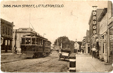 drug store and trolley