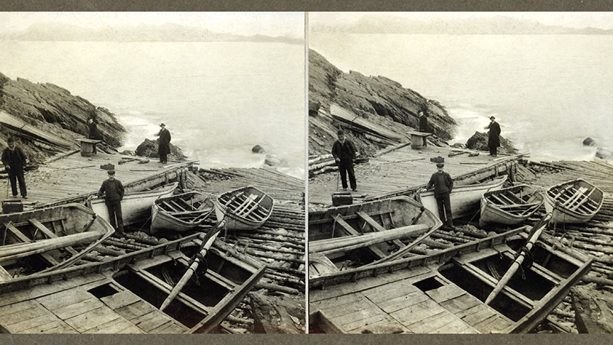 Conception Bay Newfoundland stereoview
