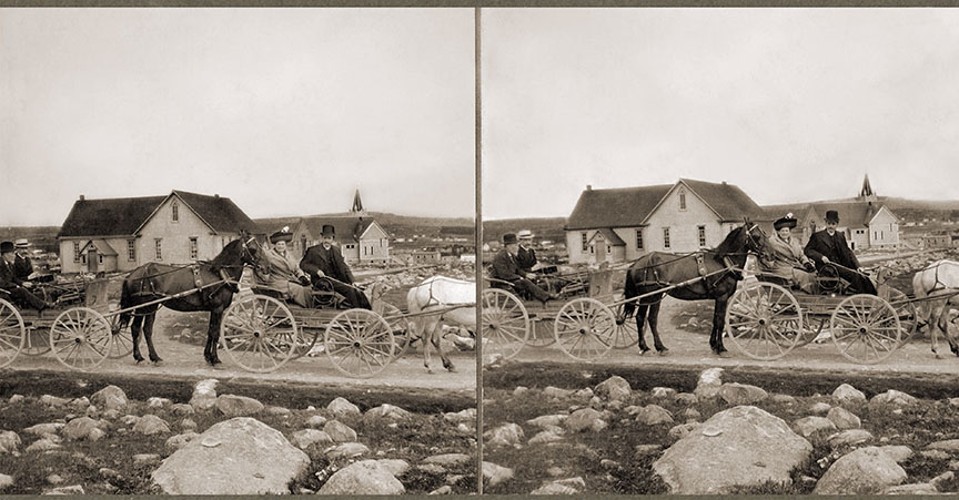 Conception Bay Newfoundland stereoview