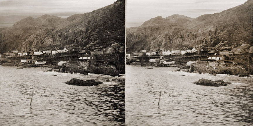 Conception Bay Newfoundland stereoview
