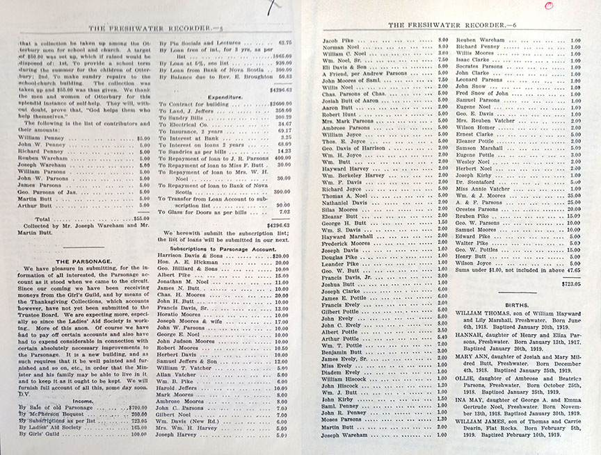 Freshwater Recorder 1918