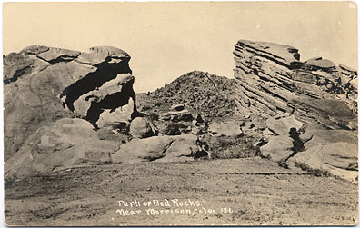 before the ampitheater